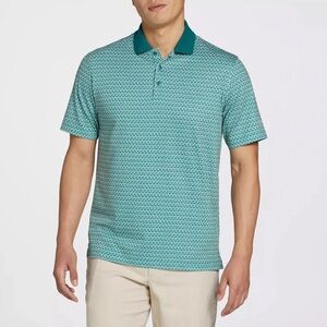 Walter Hagen Men's Performance 11 Novelty Print Golf Polo Large NEW With Tags